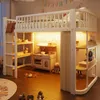 Hochbett Kinderbett mit Verdunkelungsvorhängen,individuell Produktbild-Vorschau 7