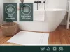 sada 2 koupelnových předložek, 50x75 cm, bílá, 100% bavlna Náhled obrázku produktu 4