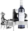 BRUBAKER portabottiglie da vino pianista pianista scultura Anteprima dell’immagine prodotto 6