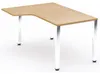 Schreibtisch Executive L-Form links BxTxH 180x120x73cm Produktbild-Vorschau 2
