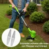 12 Stück Metall-Rasentrimmer-Ersatzklinge Rasentrimmer Produktbild-Vorschau 4