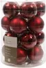 Christbaumkugeln glatt matt 6 cm Satz von 20 großen Glas Produktbild-Vorschau 5