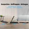 Laufband klappbar AsVIVA T21 Heimtrainer bis 12 km/h 2,5 PS Produktbild-Vorschau 4