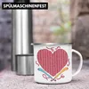 Trendation - Häkeln Emaille Tasse Geschenk Valentinstag Produktbild-Vorschau 3