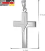 trendor 63607 Silber Herren-Halskette mit Kreuz-Anhänger 6 Produktbild-Vorschau