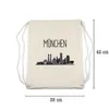 MÜNCHEN Skyline Turnbeutel Gymsack Souvenir Andenken Produktbild-Vorschau 2