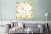 MuchoWow® Poster Dschungel - Blumen - Elefant 75x75 cm - Produktbild-Vorschau 5