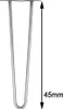 Hairpin Legs 4er Set Tischbeine 45 cm Stahl, 2 Streben, Produktbild-Vorschau 5