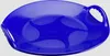 A blue plastic saucer sled. Produktbild-Vorschau