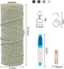 Makramee Garn Set 3 mm x 50 m, Makramee Set Farbverlauf 4, Produktbild-Vorschau 5
