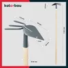 KOTARBAU® Zappetta da giardino bilaterale con lama Anteprima dell’immagine prodotto 3