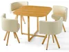 MENZZO Table et chaises scandinaves Oslo Beige Voir les images du produit 3