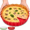 Tarteform aus Keramik - ø 28 cm - Hoher Rand - Mit Produktbild-Vorschau 1