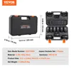 VEVOR 1/2 Zoll Steckschlüsselsatz CR-V-legierter Stahl Produktbild-Vorschau 7
