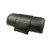 A black headrest cover is shown against a white background. Produktbild-Vorschau