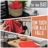 Frottier Seiftücher 10er Pack 30x30cm, 100% Baumwolle, Rot Produktbild-Vorschau 7