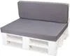 Palettenkissen-Set 120×50 x 120×50 cm Grau – Sitz- und Produktbild-Vorschau 3