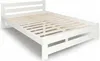 Holzbett 180x200 aus massiver Kiefer – stabil & natürlich Produktbild-Vorschau 1