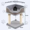 Petit arbre à chat COSTWAY, arbre à chat avec grand siège Voir les images du produit 3