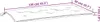 The Living Store Gartenbank-Auflage Marineblau 110x50x7 cm Produktbild-Vorschau 8