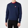 WRANGLER Herren, Sweatshirt SIGN OFF CREW, 4XL, Blau, Produktbild-Vorschau 2
