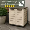 Gartenschrank Wetterfest Outdoor Kunststoff Schrank Produktbild-Vorschau 6