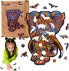 Ökologisches Holzpuzzle Indischer Elefant 68 Teile A4 Produktbild-Vorschau 6