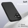 Silikon Hülle für Apple iPhone 17 Schutzhülle Matt Schwarz Produktbild-Vorschau 5