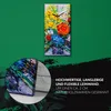 Wandkunst Leinwand Bild Uhr Geräuschlos Kunstdruck 30x60 Produktbild-Vorschau 5