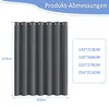 Jayseuw 2 Stücke Outdoor Vorhang Gardinen 254 x 213cm Produktbild-Vorschau 7