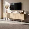 Skandinavischer TV-Schrank, 160 cm, 3 Türen, Eichenoptik, Produktbild-Vorschau 1