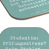 Mr. & Mrs. Panda Untersetzer für Gläser Spruch Studentin Produktbild-Vorschau 5