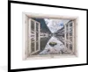 MuchoWow® Gerahmtes Poster Durchblick - Berge - Stein 90x60 Produktbild-Vorschau 1