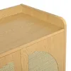 Flieks rieten dressoir met 2 rietendeuren en 2 open vakken, Productafbeelding-voorbeeld 11