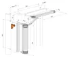 Ferme portail hydraulique Lion argent - LOCINOX - Voir les images du produit 2