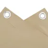 vidaXL Pare-vue pour balcon Beige 75x500 cm Tissu Oxford Voir les images du produit 2