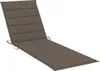 vidaXL Doppel-Sonnenliege mit Taupe Auflagen Kiefer Produktbild-Vorschau 4