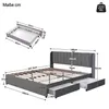 Flieks Polsterbett 180x200cm Doppelbett mit Lattenrost und Produktbild-Vorschau 4
