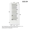 Merax Hochglanz Vitrine mit LED-Beleuchtung, Produktbild-Vorschau 11