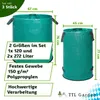 TTL GARDEN Gartenabfallsack Set 3 Stück 1×120L + 2×272L – Produktbild-Vorschau 2