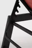 Lettino Hilde 65 x 200 x 102 cm Alluminio Textilene Nero Anteprima dell’immagine prodotto 5