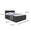 ALTDECOR Boxspringbett mit 2 Matratzen und Topper - 160x200 Produktbild-Vorschau 6
