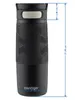A black Contigo coffee mug with dimensions indicated. Produktbild-Vorschau
