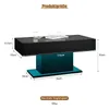 Radelldar Modern Couchtisch Wohnzimmertisch Hochglanz mit Produktbild-Vorschau 5