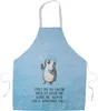 Mr. & Mrs. Panda Grillschürze Pinguin Duschen - Eisblau - Produktbild-Vorschau 1