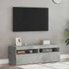 Mobili TV Luci LED 2 pz. Grigio cemento 60x35x40 cm Anteprima dell’immagine prodotto 4