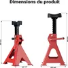 Wiltec Set 2 Chandelles de levage Capacité 3 Tonnes Poids 5 Voir les images du produit 3
