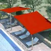 Rotes wasserdichtes Garten-Sonnensegel, UV-Schutz, 3 x 3 Produktbild-Vorschau 6