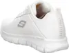 A white Skechers shoe is shown from the side and back. Produktbild-Vorschau