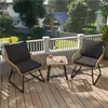Yaheetech 3er Gartenmöbel Set aus Poly-Rattan mit 1 Produktbild-Vorschau 2